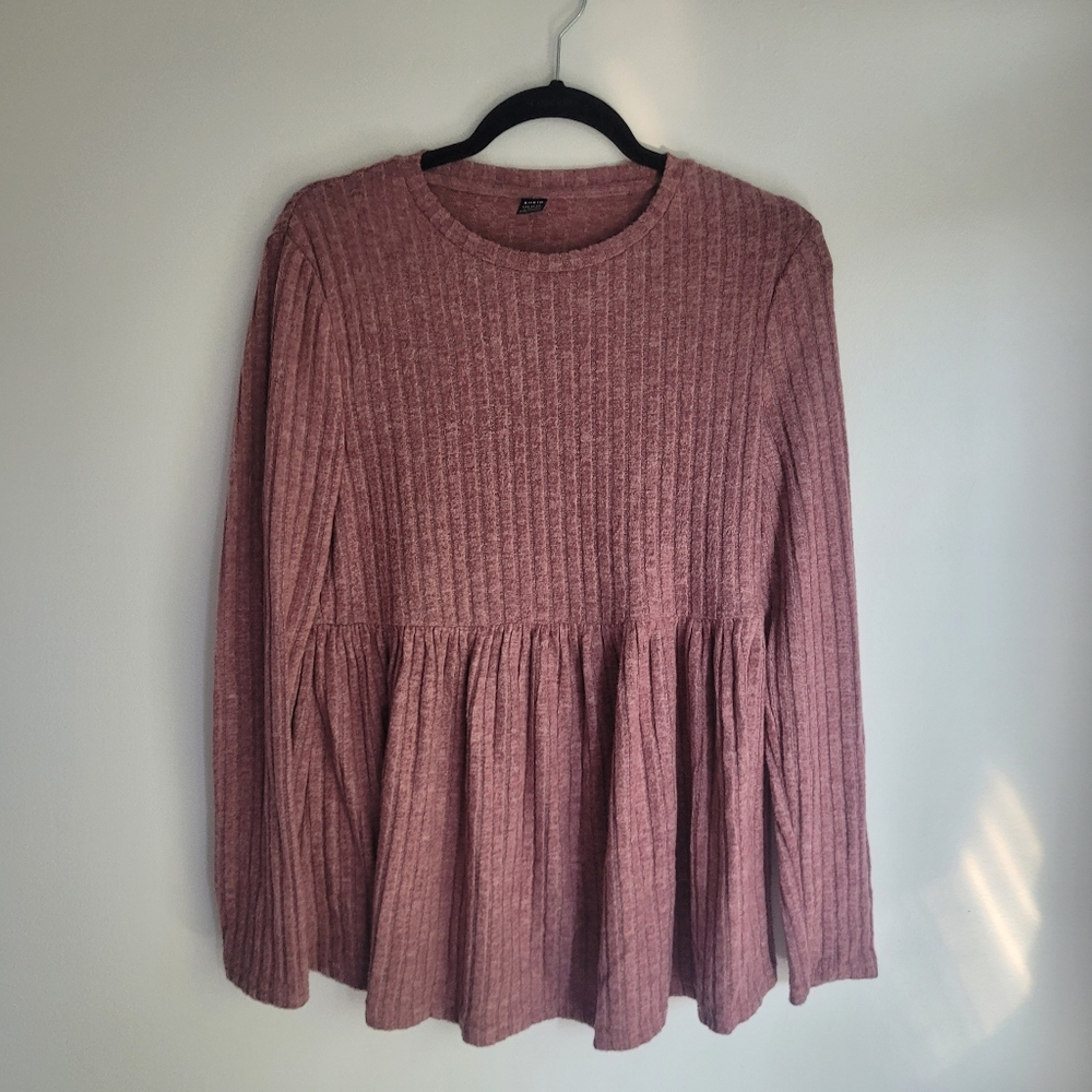 Pink maternity top